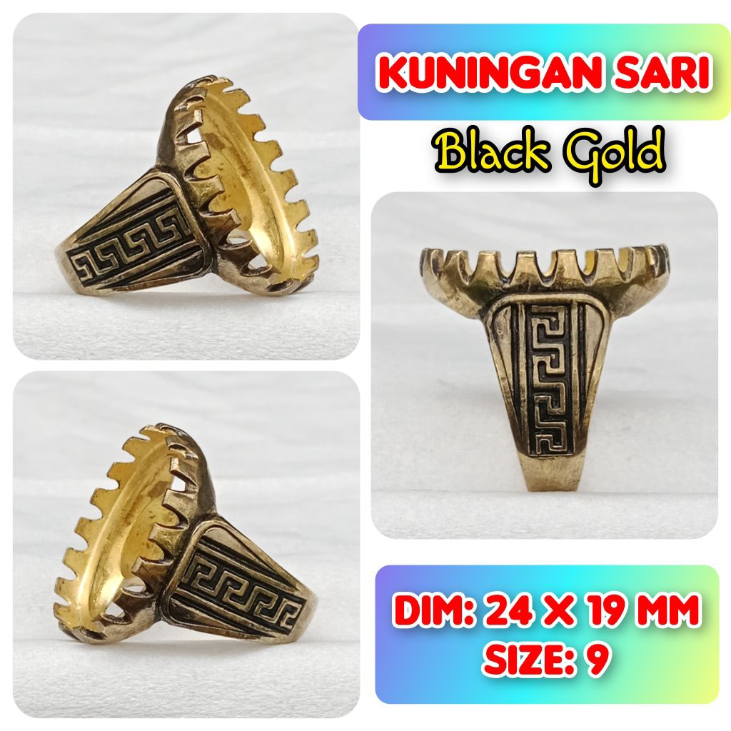 Emban Batu Akik Dan Permata Kuningan Perunggu.46