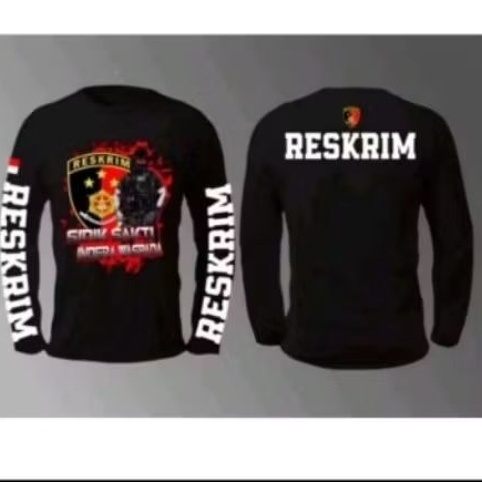 KAOS RESKRIM T-SHIRT DISTRO UNISEX PRIA WANITA