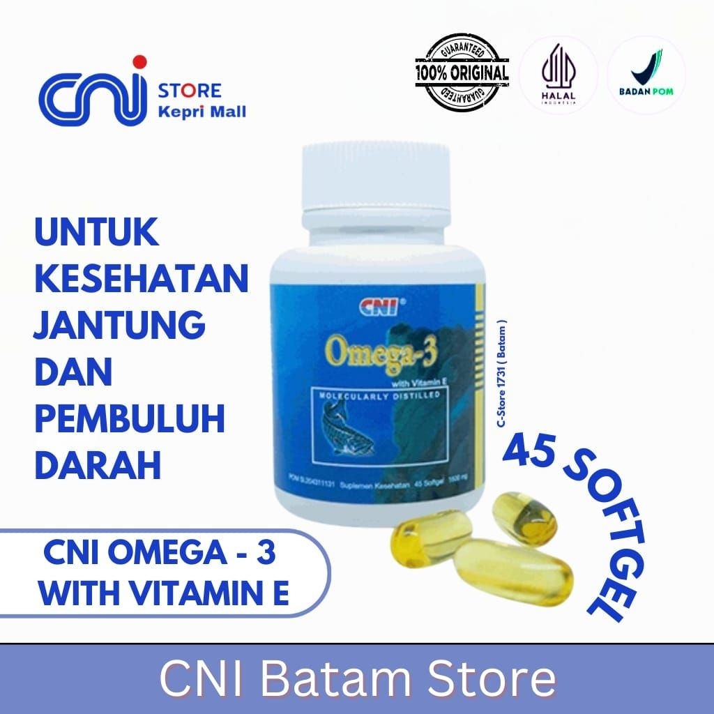 CNI Batam | CNI OMEGA -3 WITH VITAMIN E