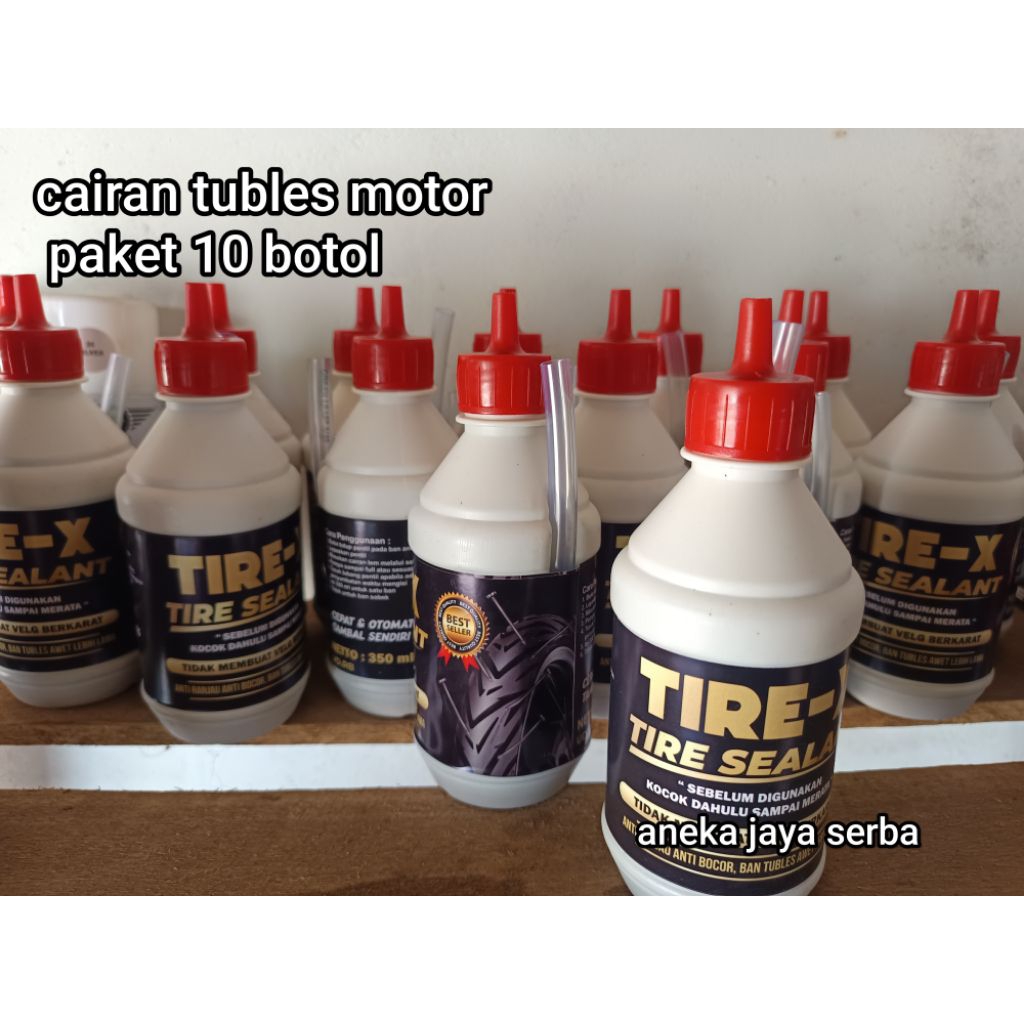 cairan tubles paket 10 botol untuk Motor 350 ml
