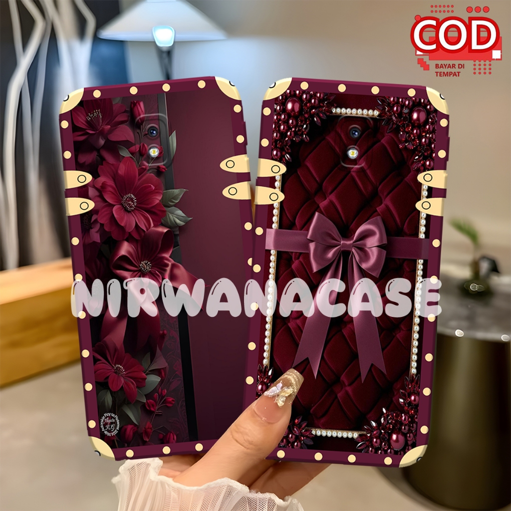 Cassing Hp Samsung J3 Pro - J2 Pro - J5 Pro - J7 Pro Motif Pita Dan Bunga Bingkai Sillikon Tpu Lentu