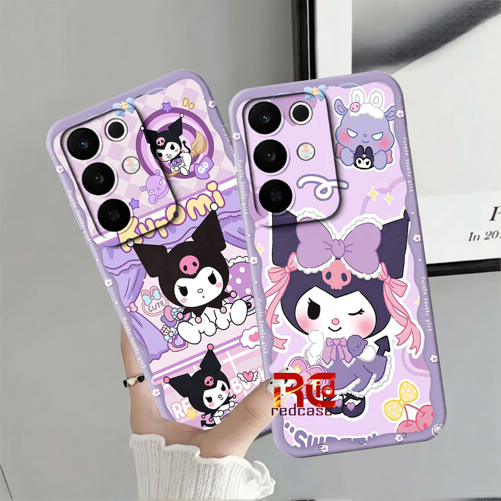 Softcase Realme C85 / Realme 15x - Case Karakter Kelinci Ungu - Silikon Hp Estetik