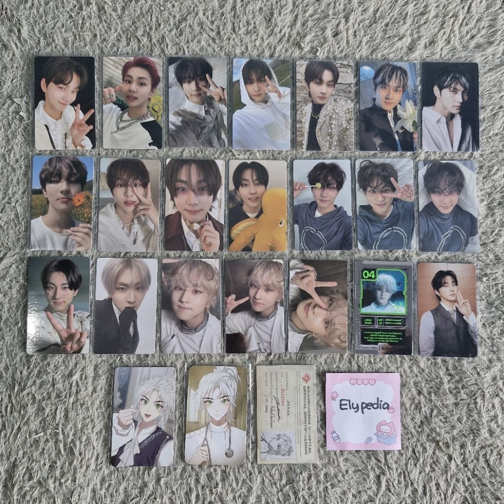 [READY] ENHYPEN Jungwon Official Photocards (Part 1: PC Album All Era) BDO Dusk Dimension Sadame Dar