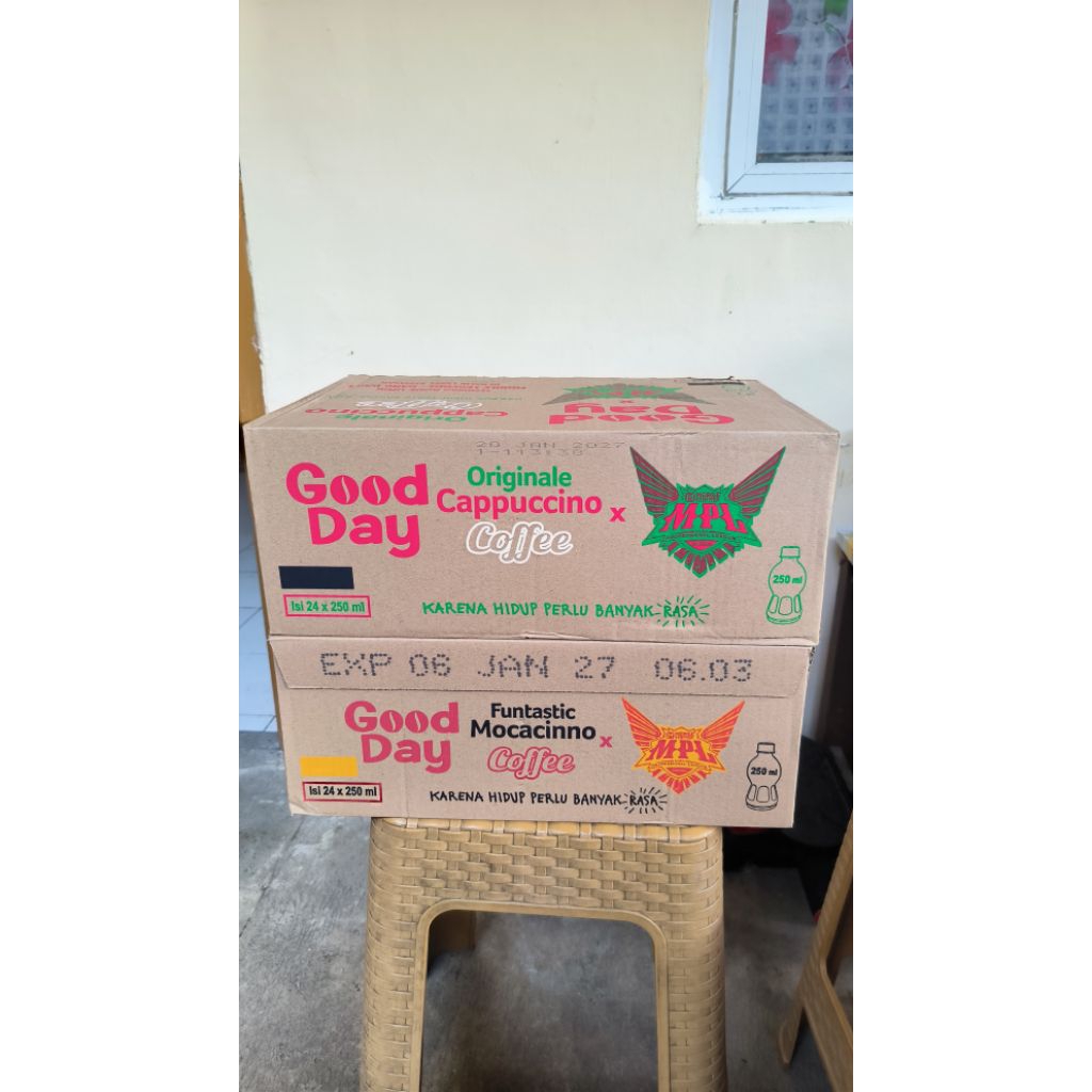 Good Day botol Fantastic Mocacinno Originale Cappuccino isi 24 pcs @250 ML