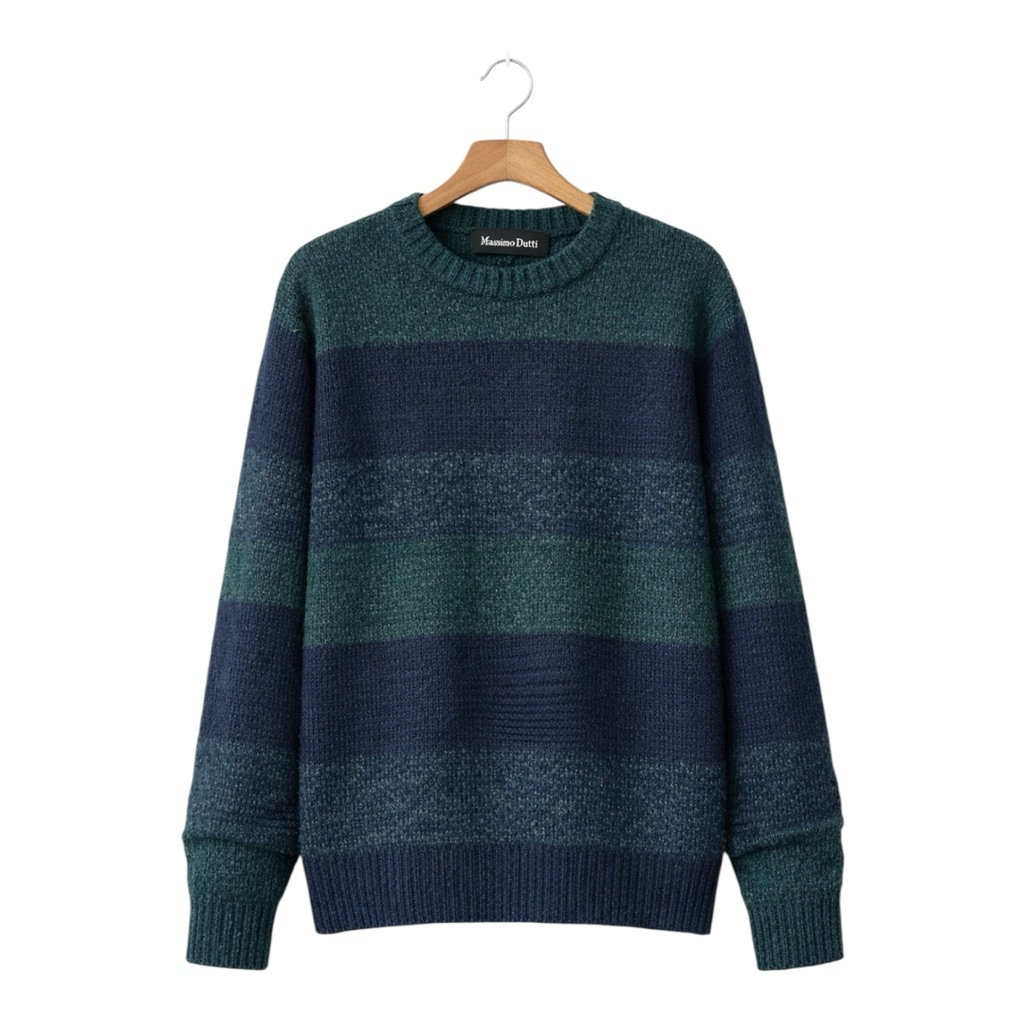 (Unisex) Sweater Crewneck Wool Massimo Dutti