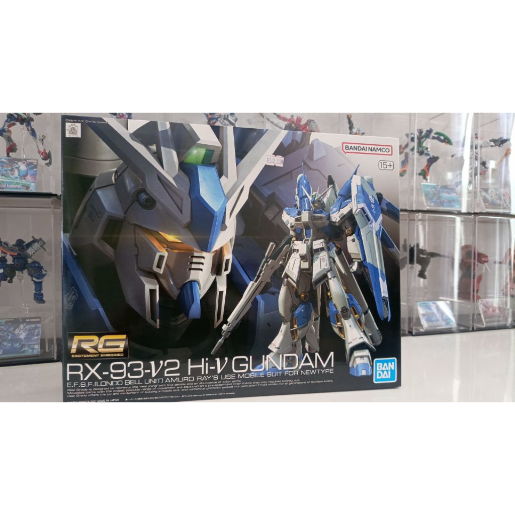 READY STOCK 1/144 RG RX-93 HI V GUNDAM