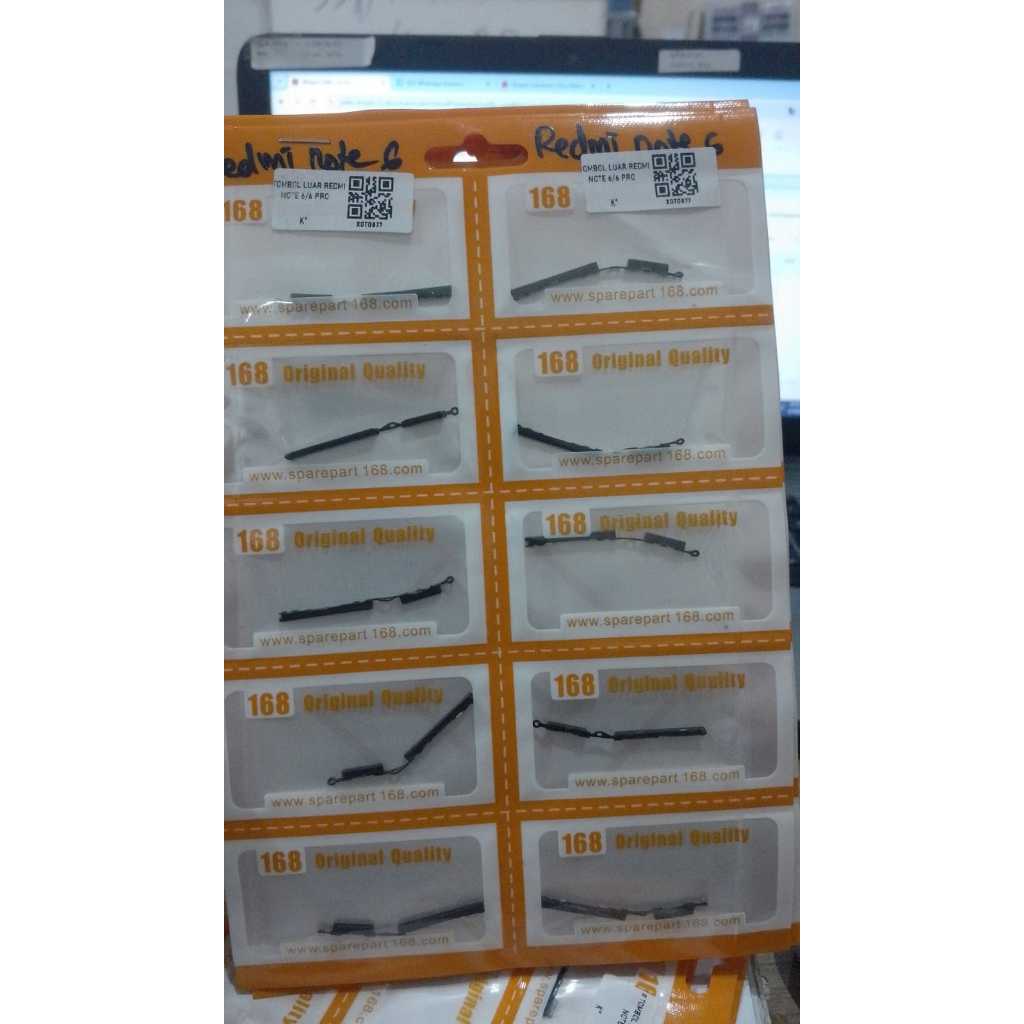 TOMBOL LUAR REDMI NOTE 6/6 PRO