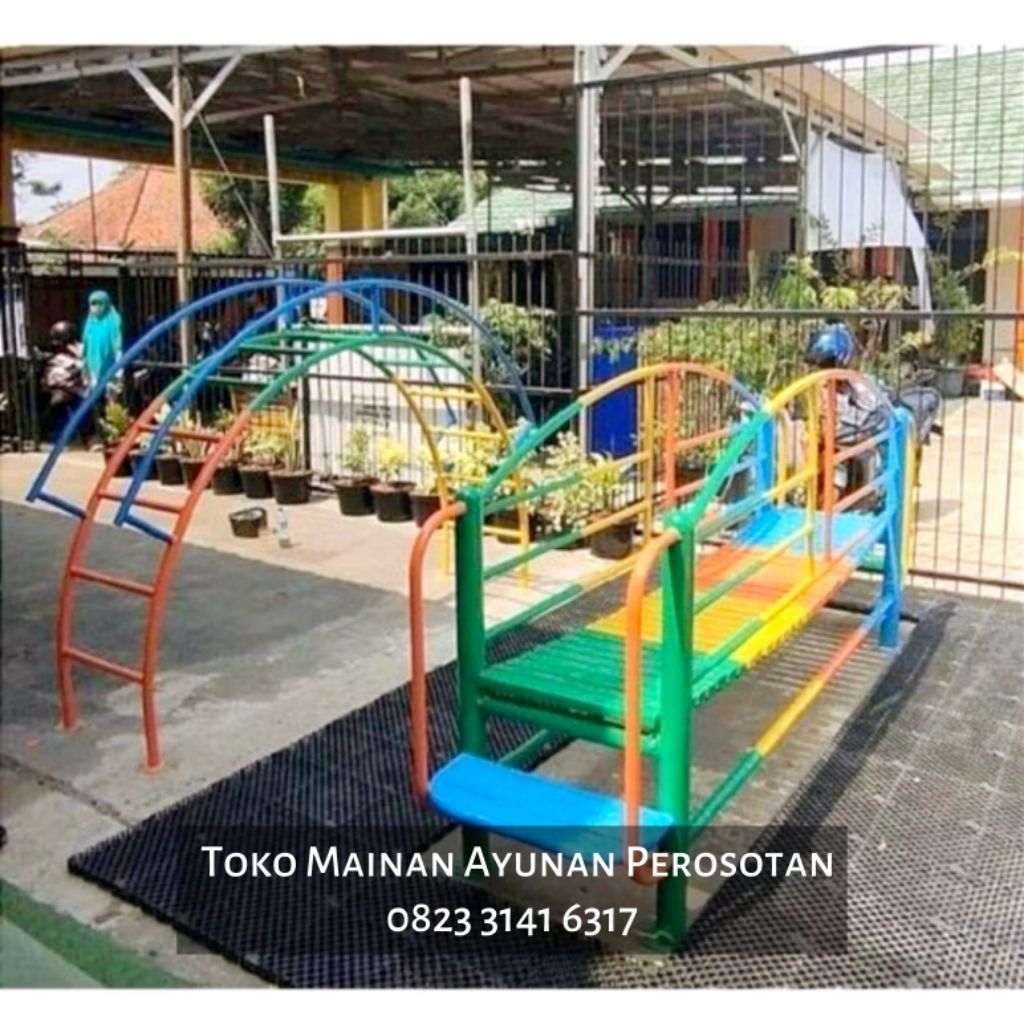 Jembatan Rantai - Jembatan Goyang - Jembatan Rantai Goyang - Mainan Jembatan - Playground Jembatan -
