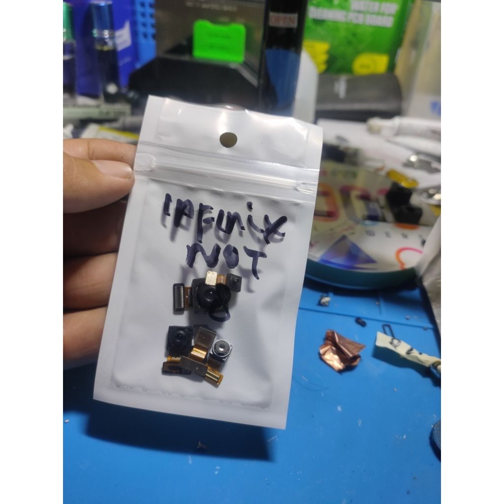 camera copotan infinix not 8 fullset