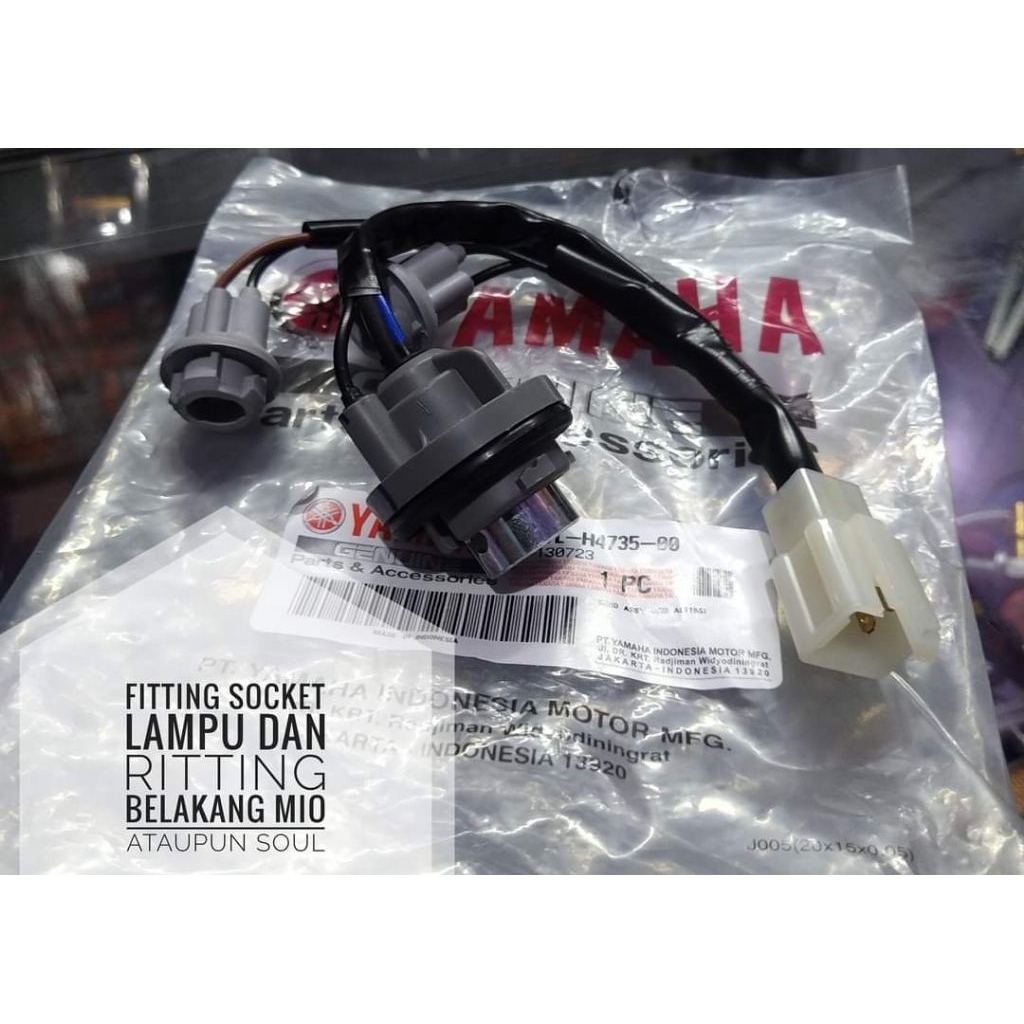 socket lampu belakang mio