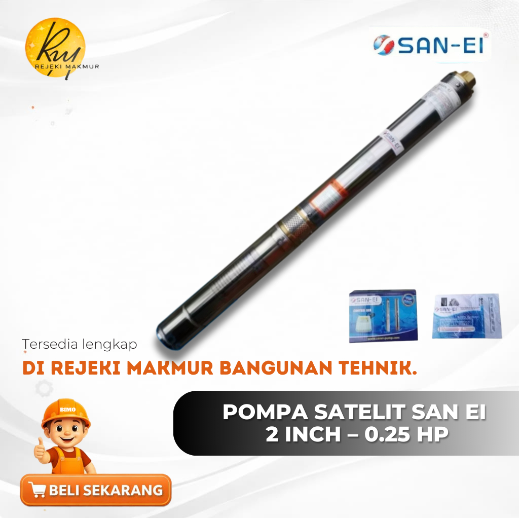 San Ei Pompa Satelit 2 Inch 0.25 HP San Ei Noril