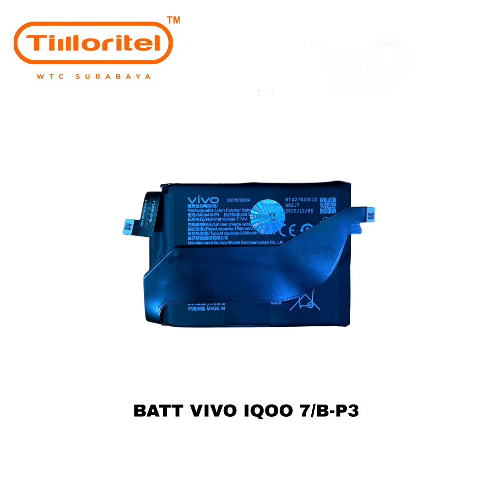 BATTERY VIVO IQOO 7 / B-P3
