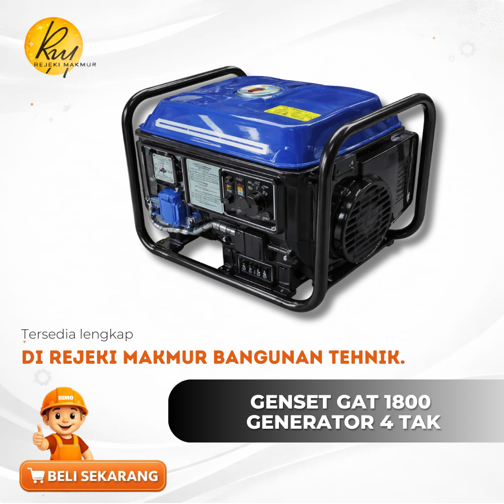 Genset GAT 1800/Genset 4 tak Berkualitas