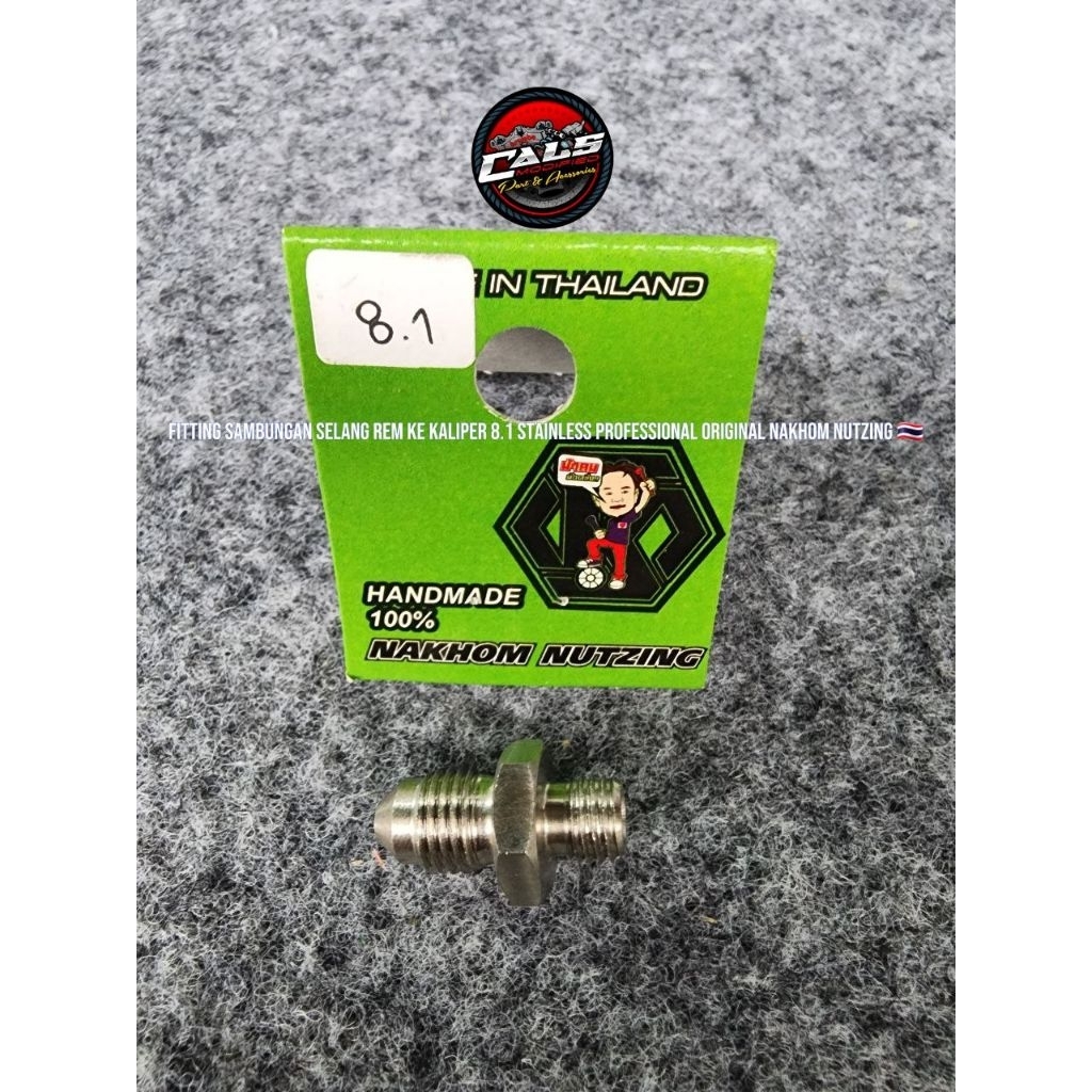 TERMURAH FITTING SAMBUNGAN SELANG REM KALIPER 8.1 STAINLESS ORIGINAL NAKHOM NUTZING COMPAYU