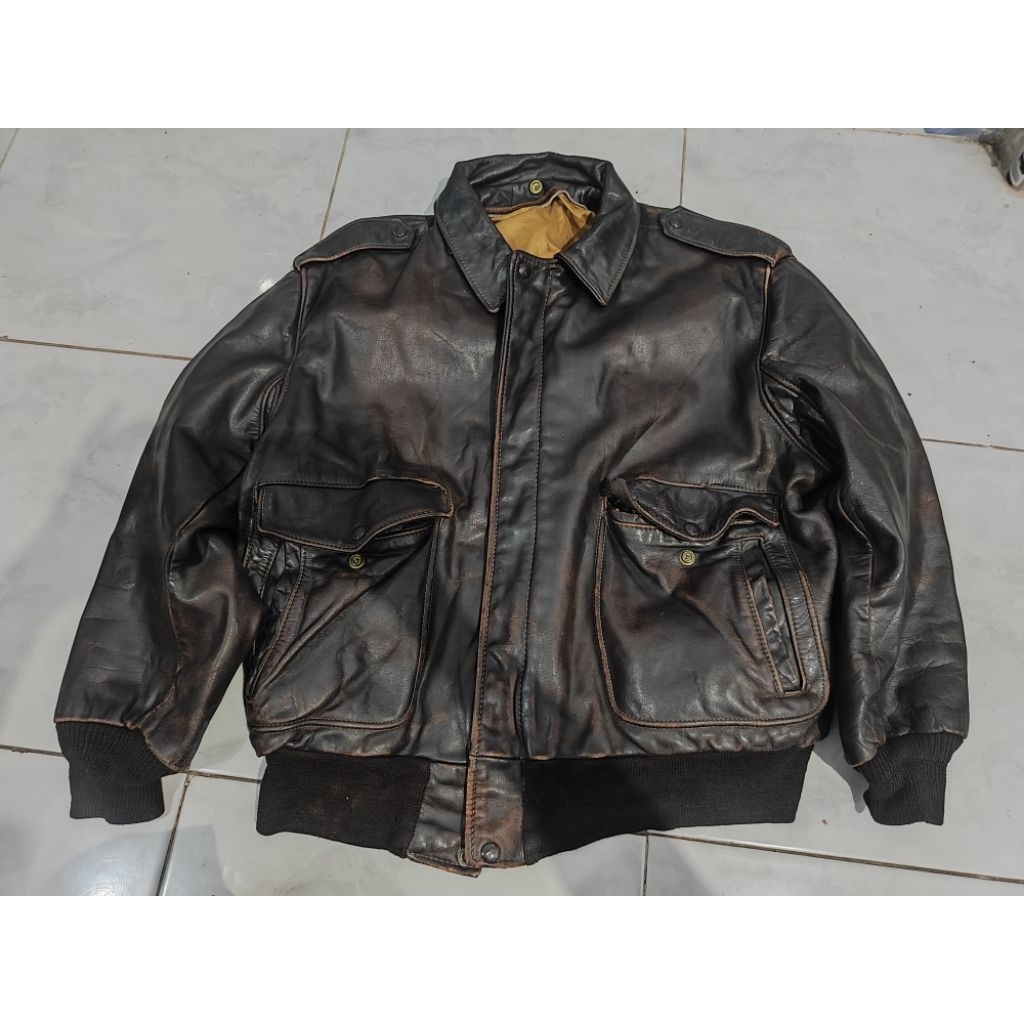 Jaket kulit pilot schott NYC SM184