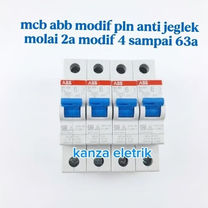 mcb abb mudif anti jeglek 2a mudif 4a ready