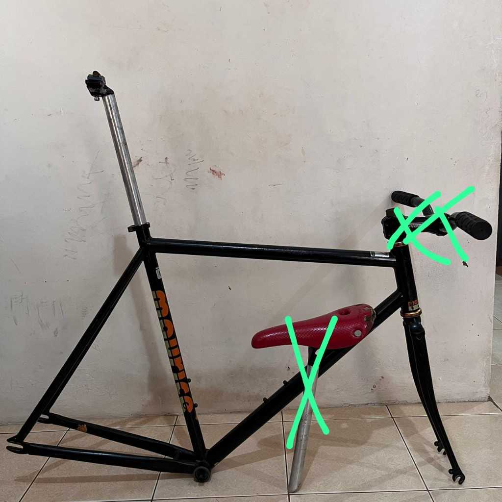 FRAMESET MONGOOSE MAURICE SIZE M MADE IN TAIWAN 3x BUTTED CHROMO