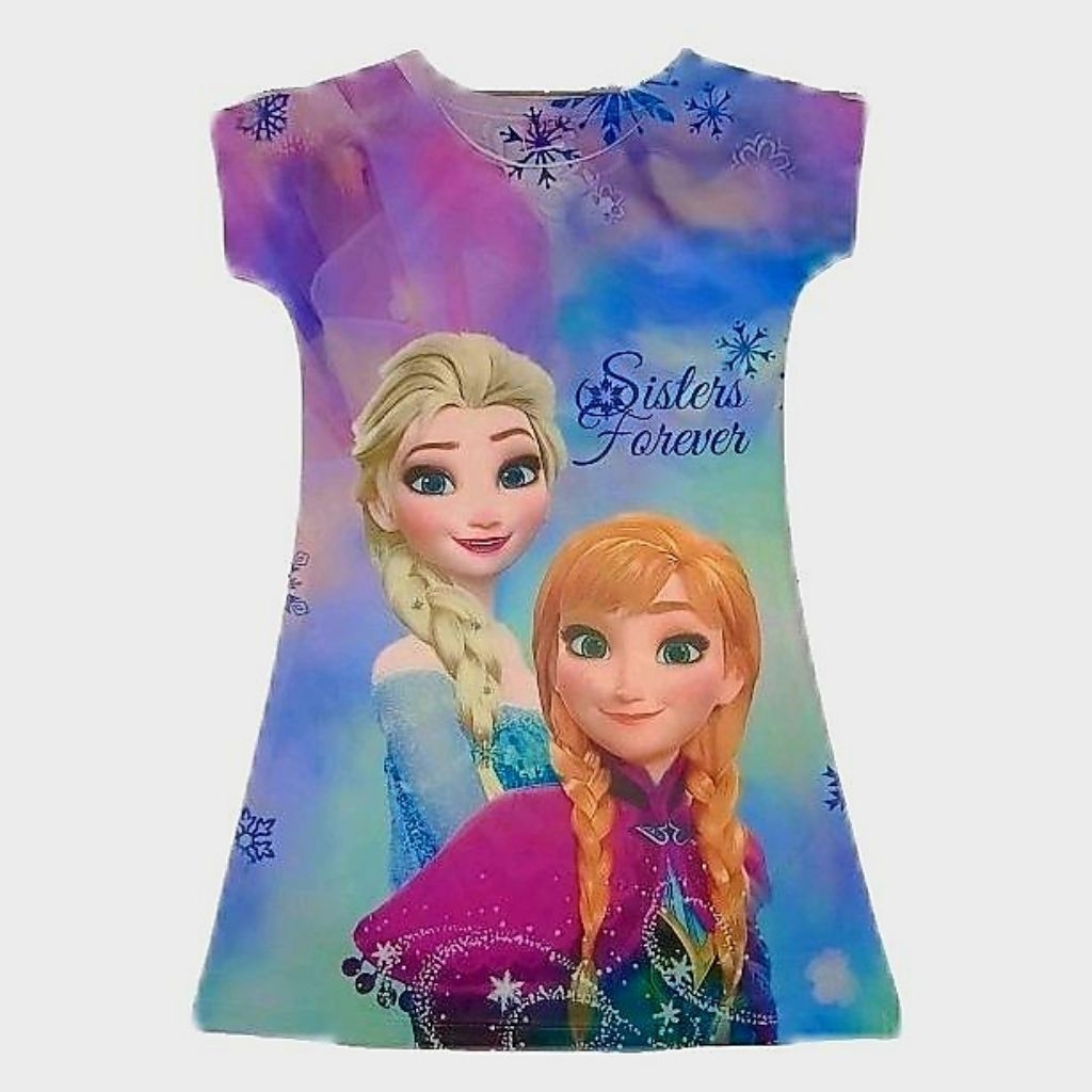 Preloved HomeDress Anak Perempuan Frozen