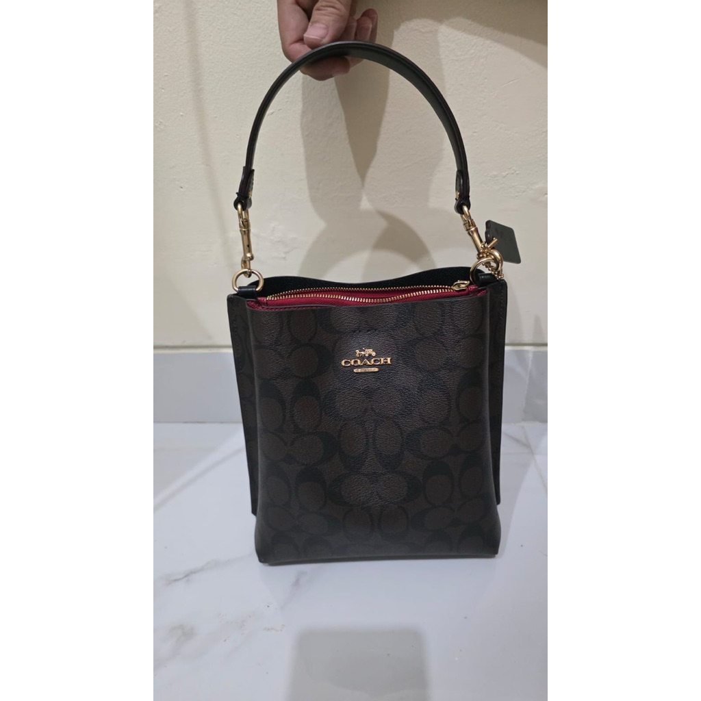 Tas Wanita Coach Mollie Bucket Brown