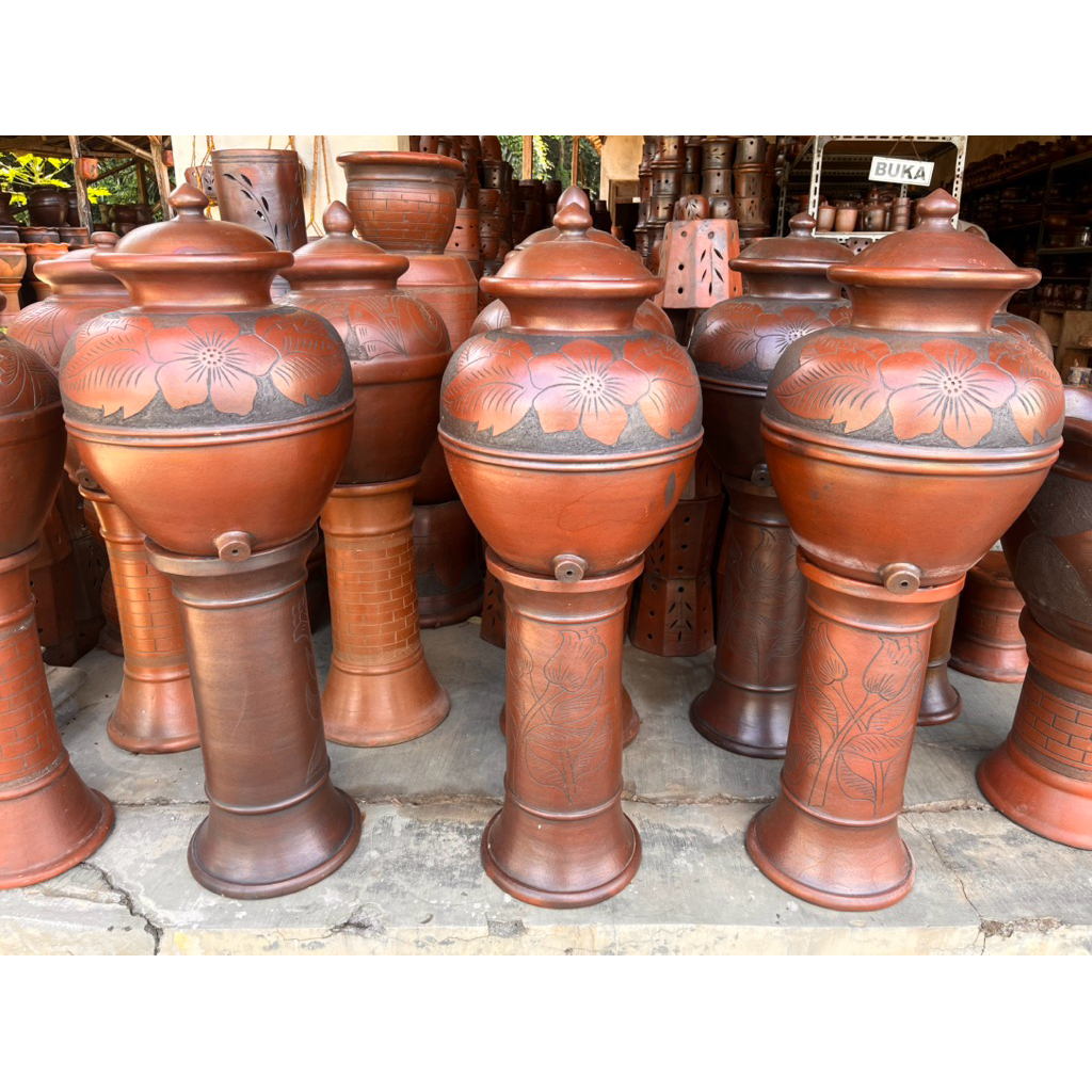 Padasan Gerabah Tanah Liat Pancuran Wudhu