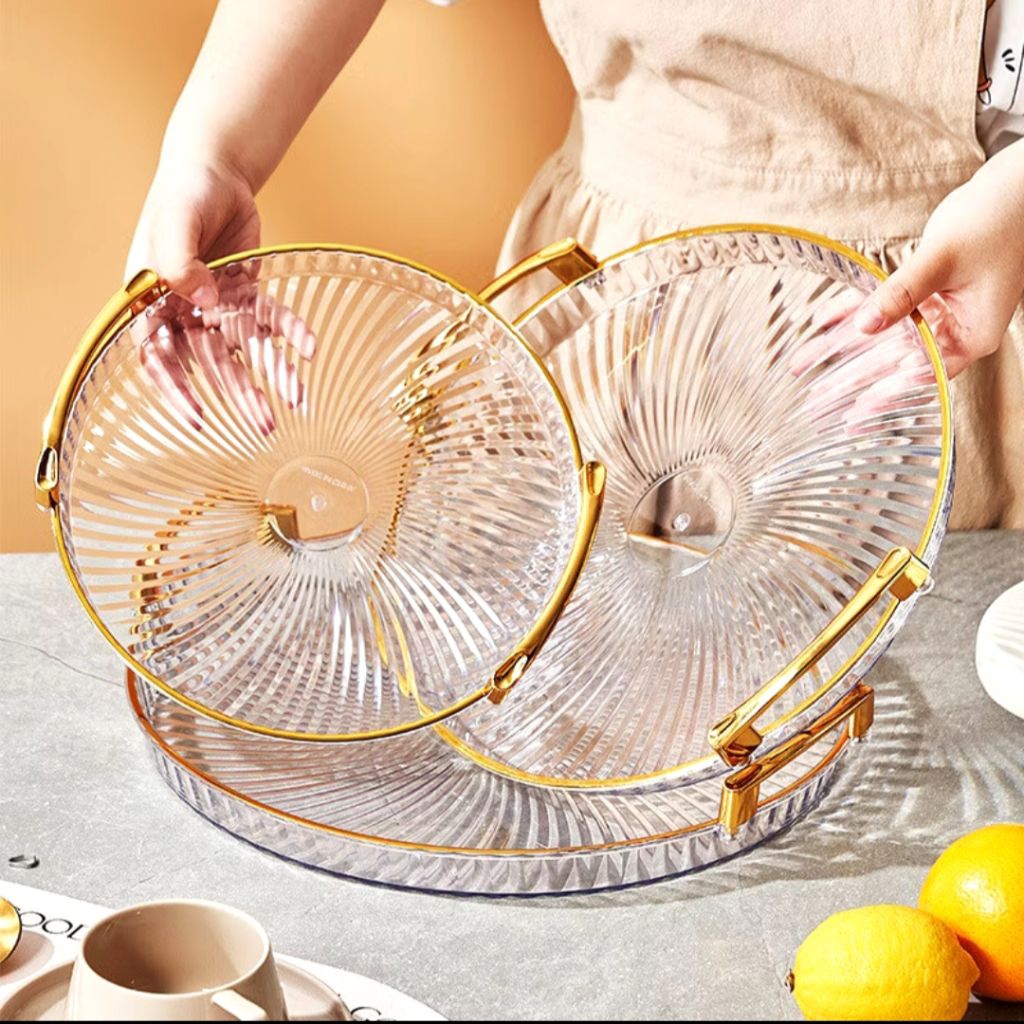 Nampan Tray Baking Mewah Nampan Plastik Snack Fruit Tray Aesthetic