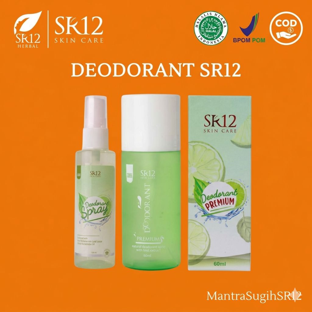 DEODORANT SPRAY SR12 / DEODORANT PREMIUM SR12 / DEODORANT REGULAR SR12 / DEO SPRAY SR12