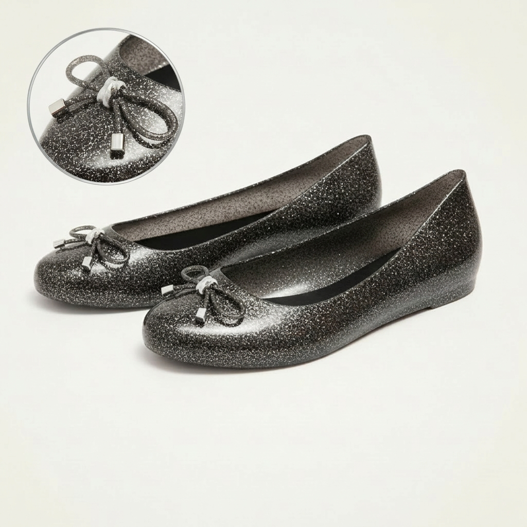Berrybenka - Sepatu Flatshoes Wanita Sofia Masica Bow Flat Jelly