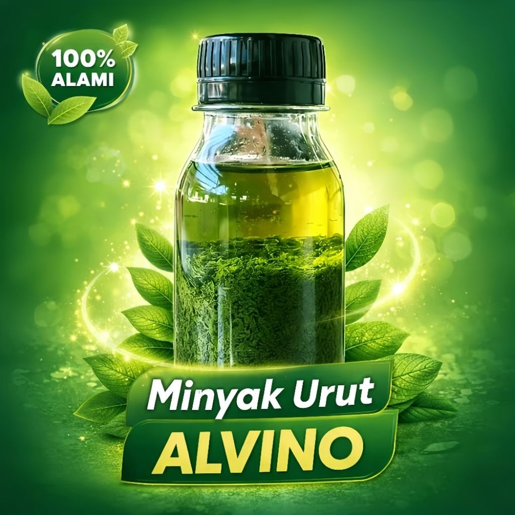 Minyak Alvino Original Papua (60Ml) Obat Herbalis