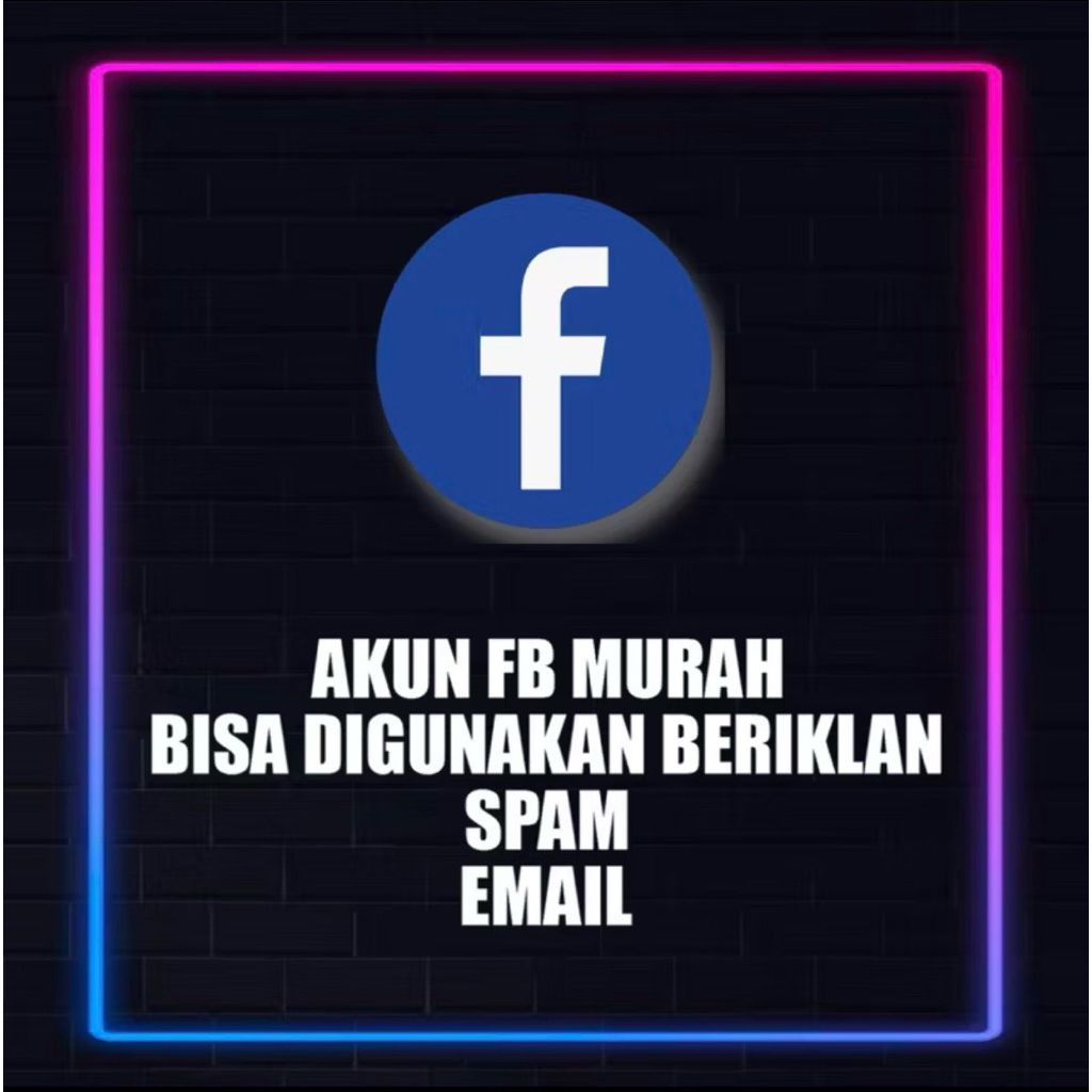 Akun Facebook Lama Aman - A2F Aktif, Full Akses, Anti Limit