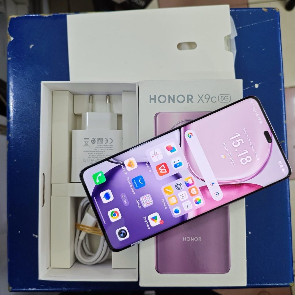Honor x9c ram 12/256 second fullset resmi garansi on termurah