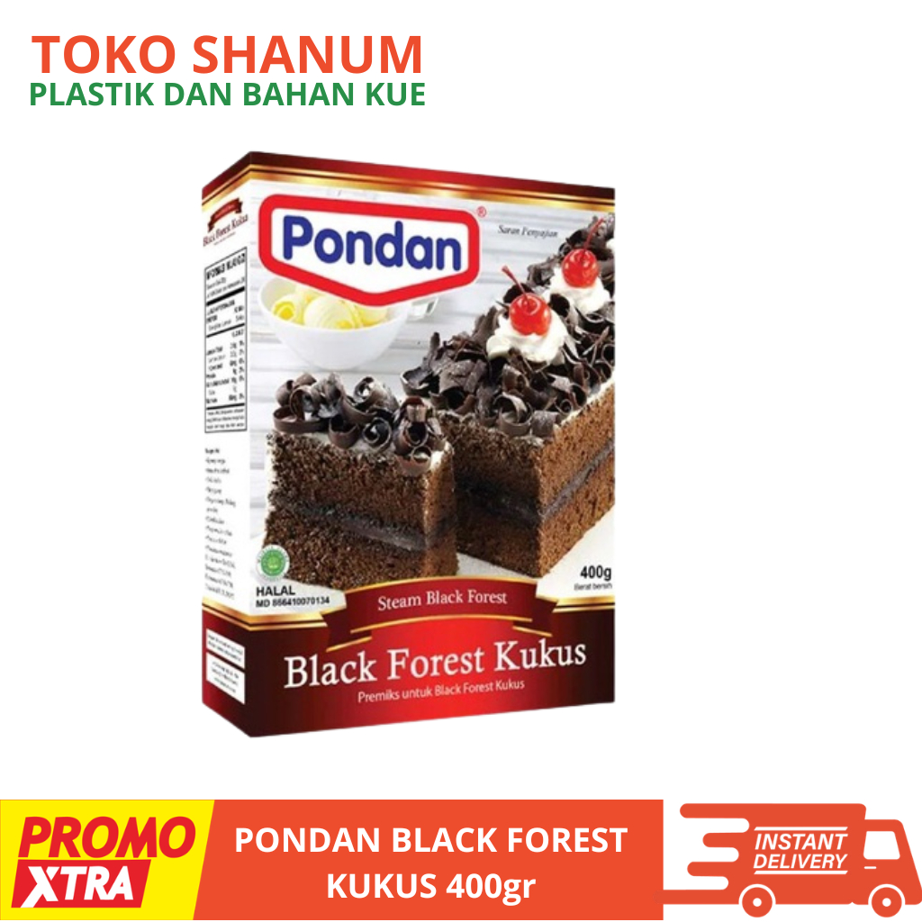 PONDAN BLACK FOREST KUKUS 400gr