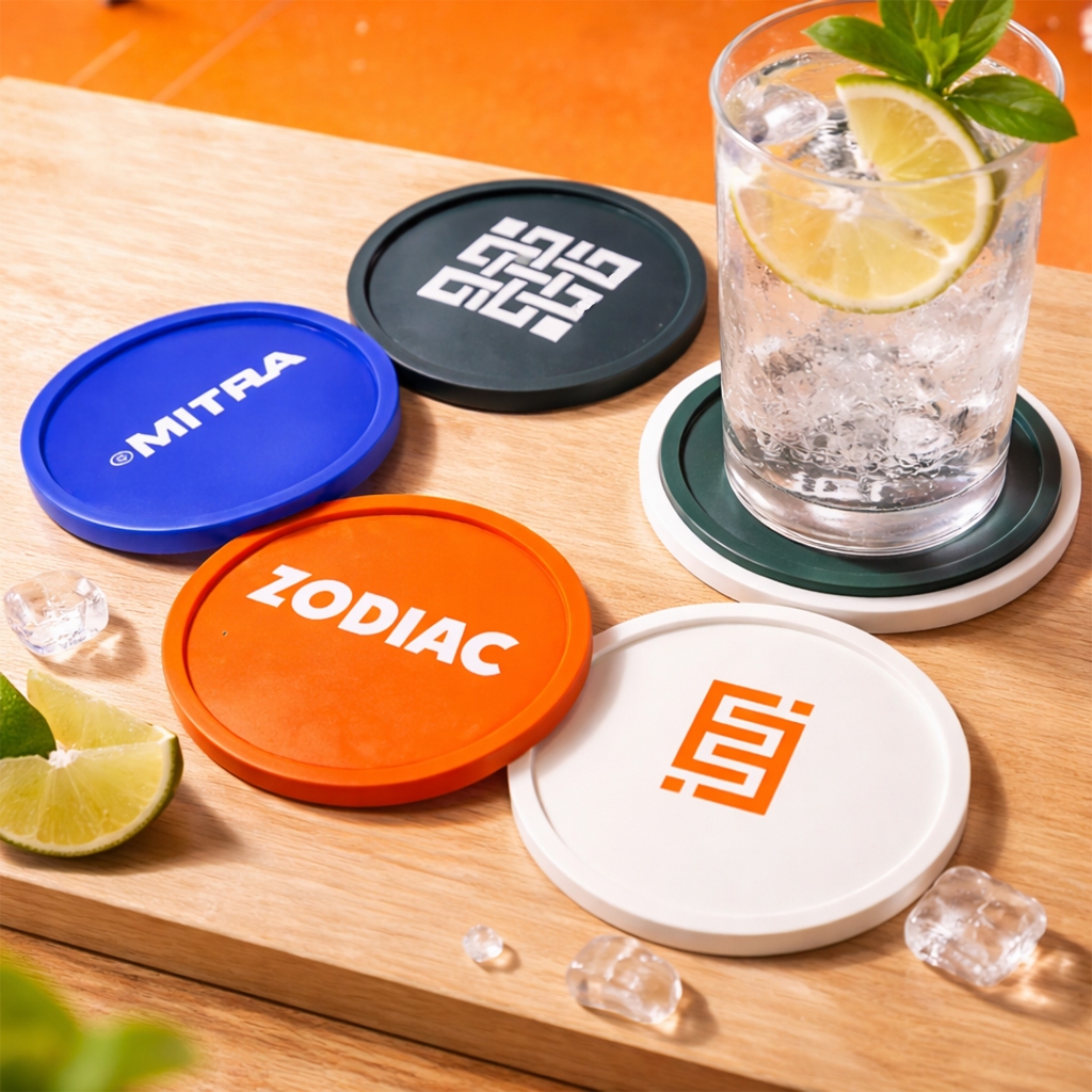 Tatakan Gelas Custom Nama / Logo | Coaster Custom | Request Warna | 3D Print