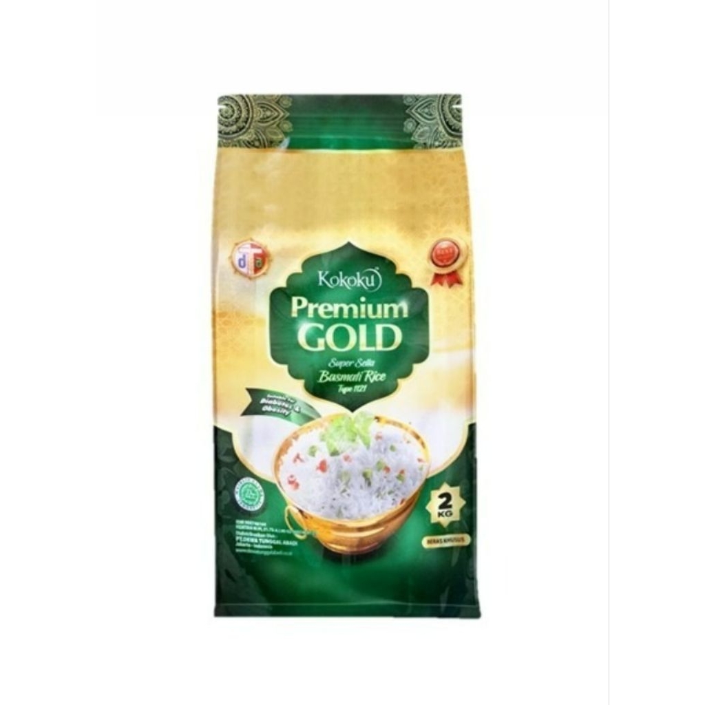 PREMIUM GOLD BERAS BASMATI 2 KG