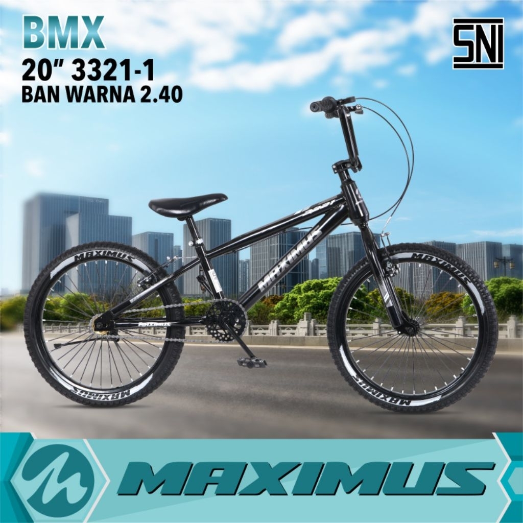sepeda bmx 20 axxil dan bmx 20 maximus dan mortein