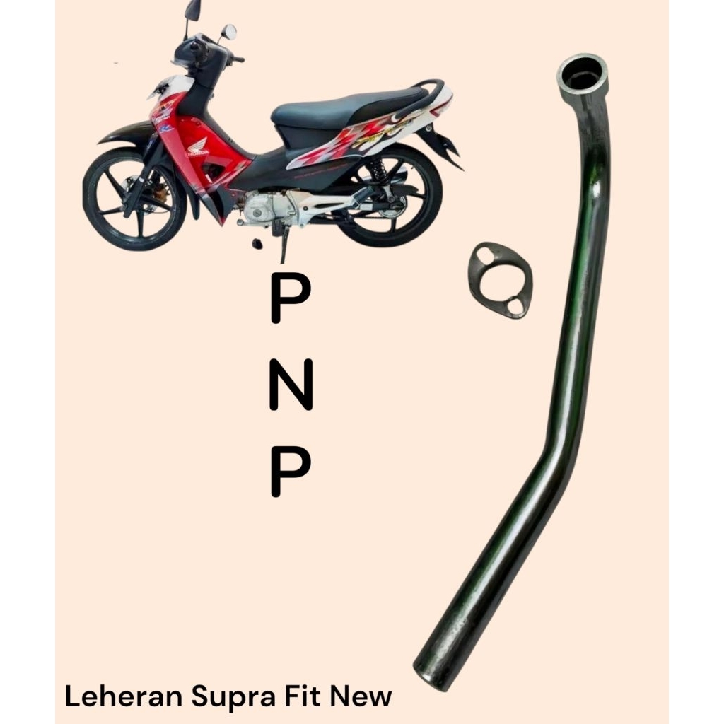 leheran knalpot standart ori supra fit new pengganti yang bocor atau keropos