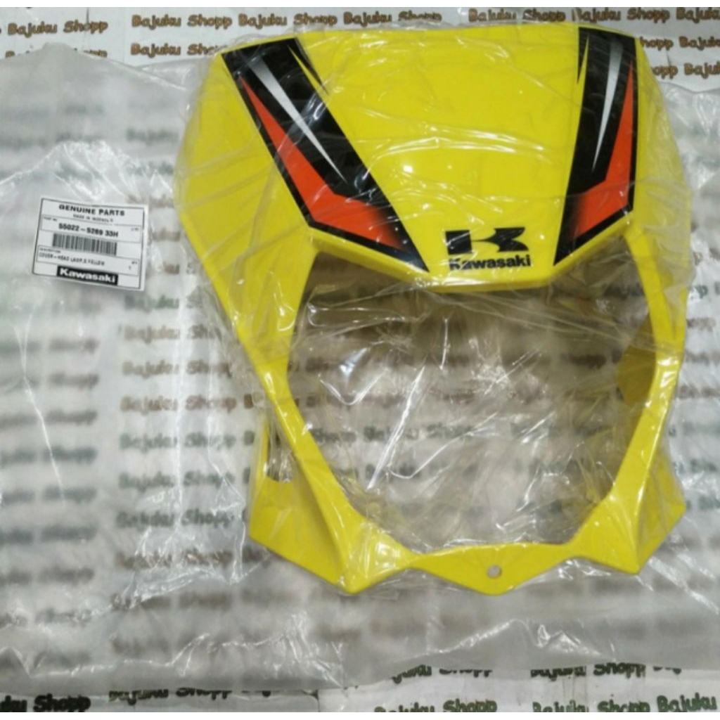 BATOK LAMPU DEPAN KLX150 BF KUNING