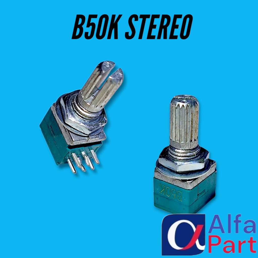 POTENSIO MINI STEREO B50K HIJAU