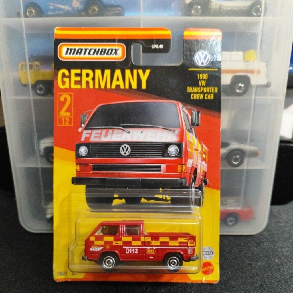 Matchbox 1990 VW Transporter Crew Cab