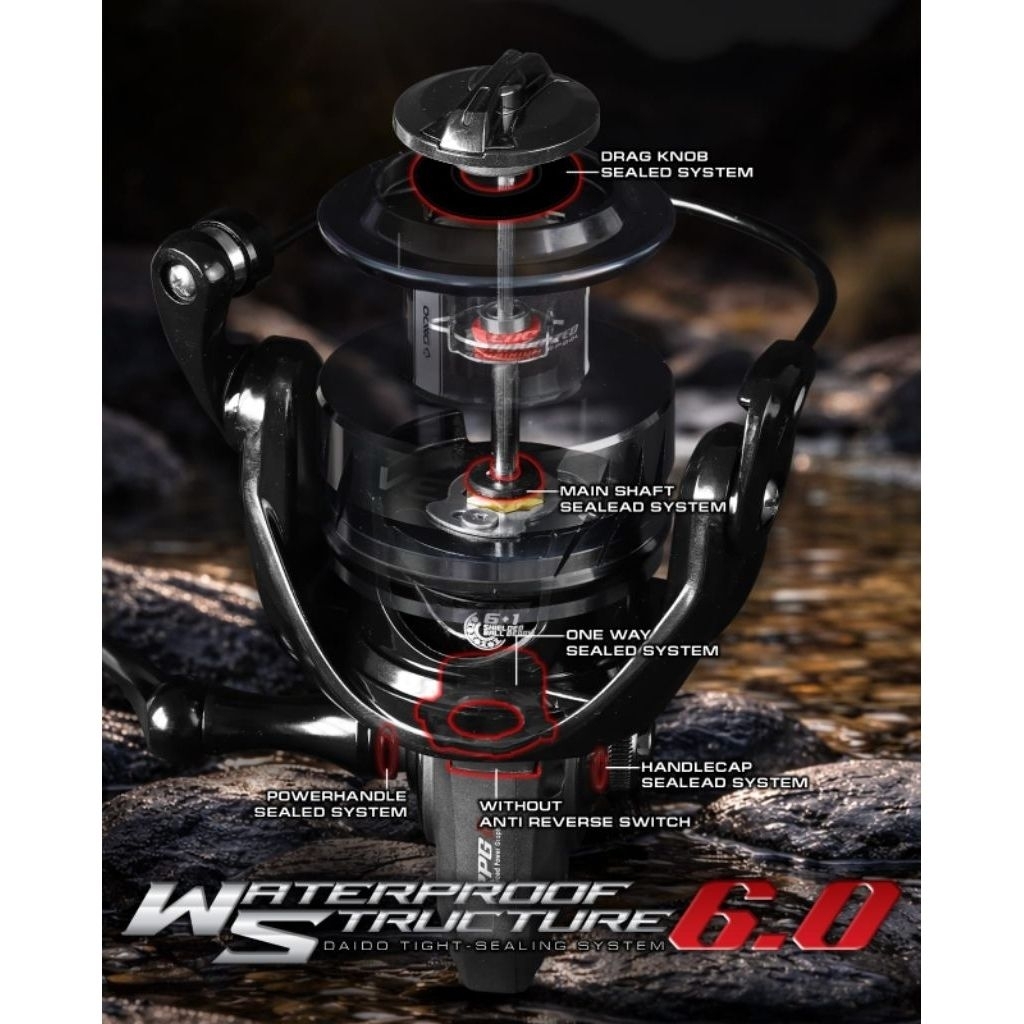 Reel daido vezel 1000