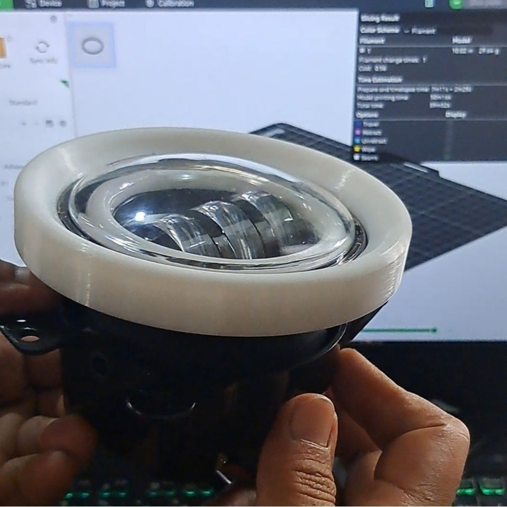 Ring foglamp custom for karimun kotak, PNP lampu daymaker 4 inch