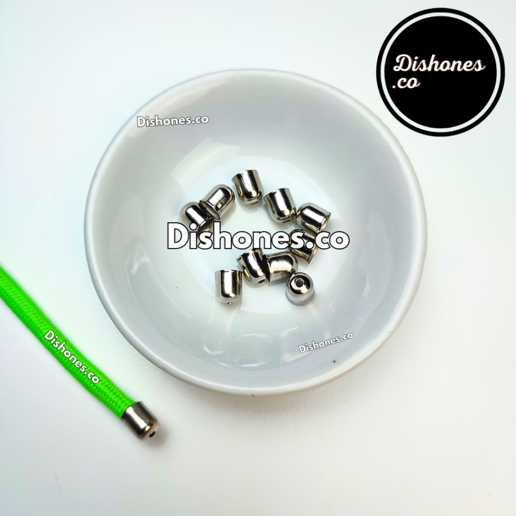 Penutup Besi Ujung Tali / Tutup Ujung Tali Besi Silver / Penutup Paracord / Tuitup Ujung Tali / Penu