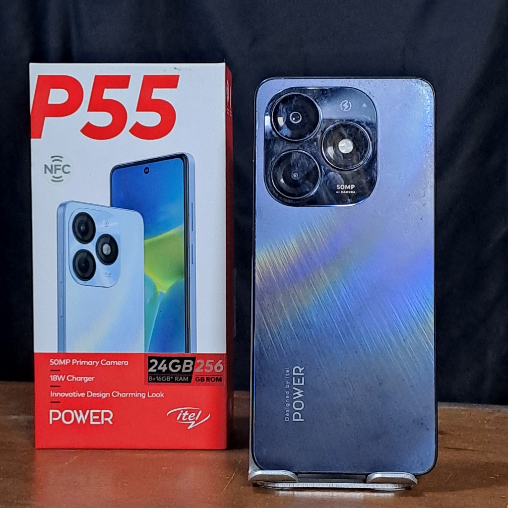 ITEL P55 8/256GB SECOND FULLSET BERGARANSI