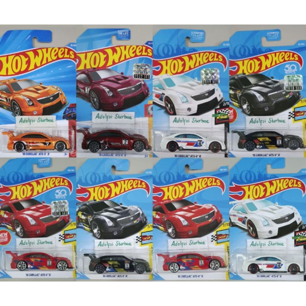 hotwheels hot wheels '16 cadillac cadilac ats-v R factory sealed hw race day legends of speed hw tur