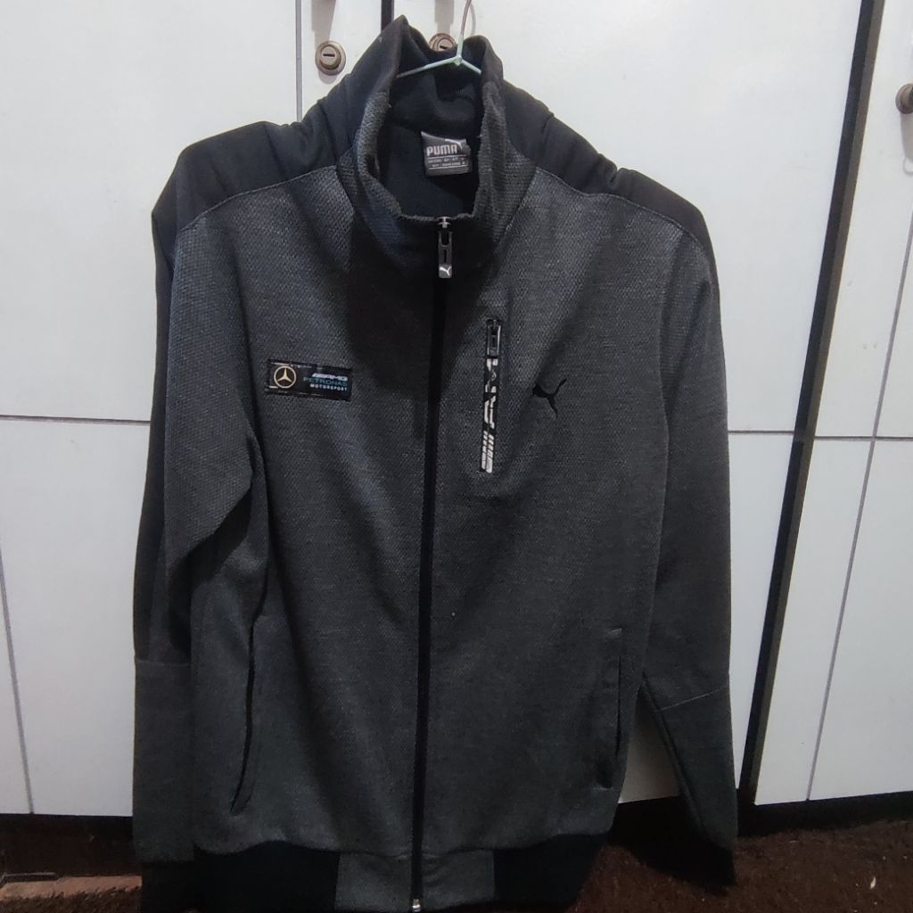 Puma Mercedes AMG PETRONAS Motorsport Jacket - S - Black Grey