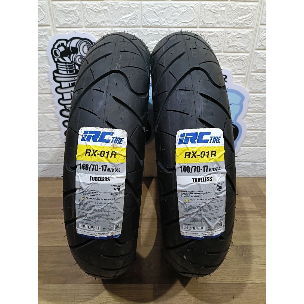 BAN LUAR IRC RX01 TUBELESS 140/70 RING 17