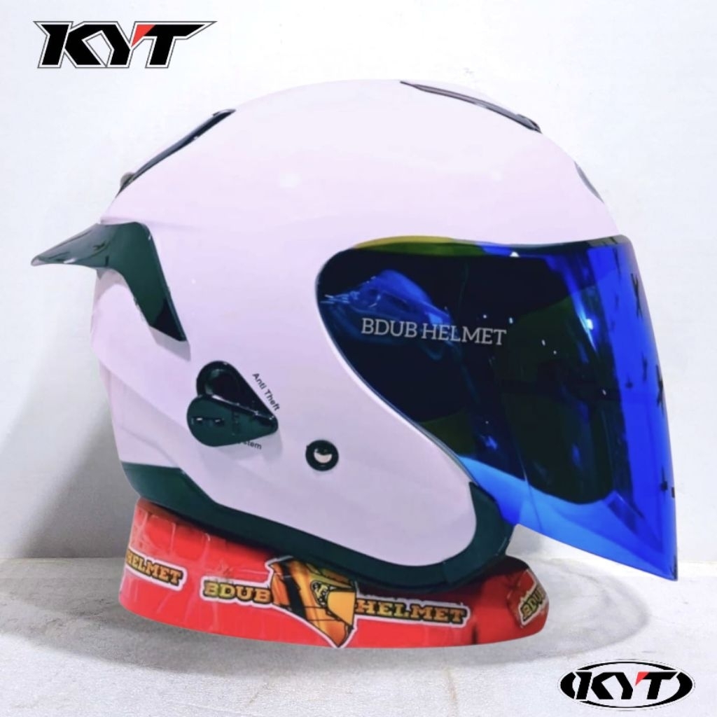 Helm KYT Kyoto R blue dof ORI KYT