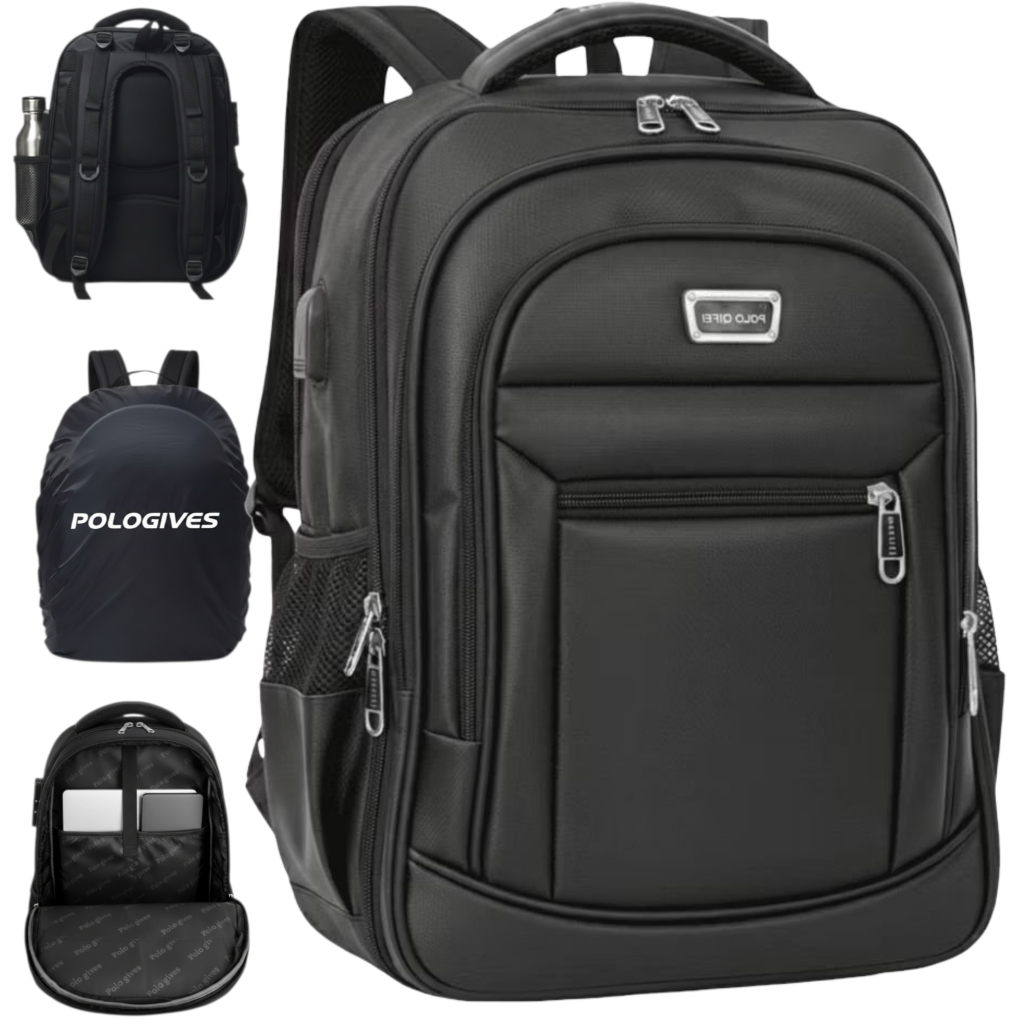 POLO GIVES JUMBO 20 In EXPANDABLE Tas Ransel Kerja Full Fitur