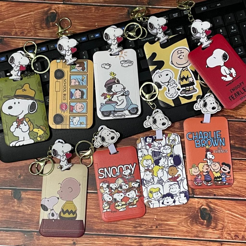 ID CARD HOLDER Snoopy Sanrio  Capybara Card Holder Access Card ID Buss Subway MRT Trans -J Badge Car
