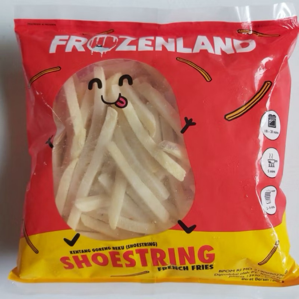 Kentang shoestring 500gr (Frozenland)