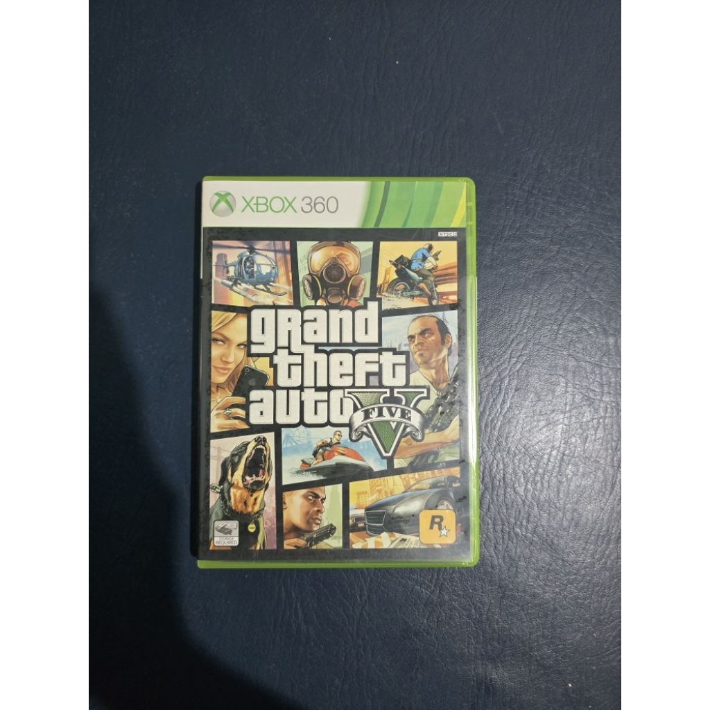 XBOX 360 Games Grand Theft Auto V GTA 5 Five BD Kaset CD Game Retro Ori Games Original